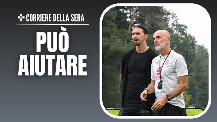 Ibrahimovic Pioli AC Milan allenamento Milan Milanello