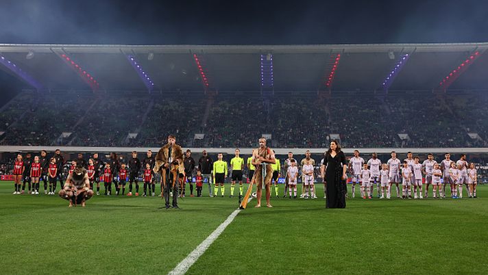 PERTH, AUSTRALIA - JULY 31: The welcome to country is performed during the match between Perth Glory and AC Milan at HBF Park on July 31, 2025 in Perth, Australia. (Photo by Paul Kane/Getty Images) Milan Doha