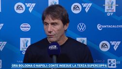 Napoli, Conte: “Noi qui per lo scudetto, non per invito. Bologna o Inter? Dico…”
