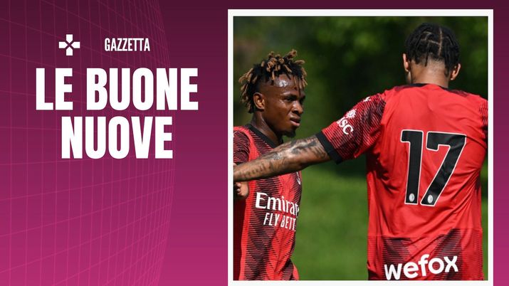 Chukwueze Okafor AC Milan amichevole Milan-Novara 4-2 precampionato 2023-2024