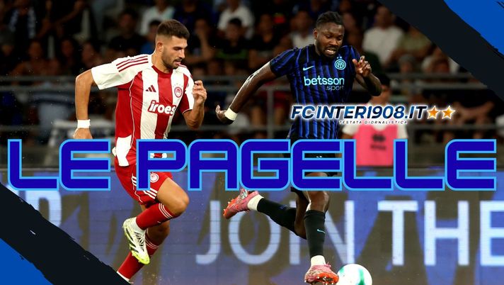 Inter-Olympiacos, PAGELLE: Dumfries in serata. Sprazzi di vero Thuram. Sucic? Meglio da mezzala- immagine 1