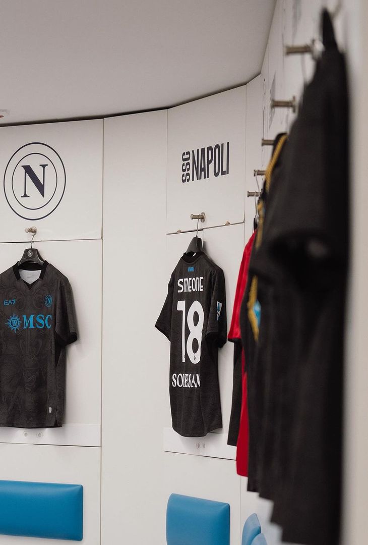 GALLERY Tutto pronto nello spogliatoio azzurro: il debutto della terza maglia - immagine 4