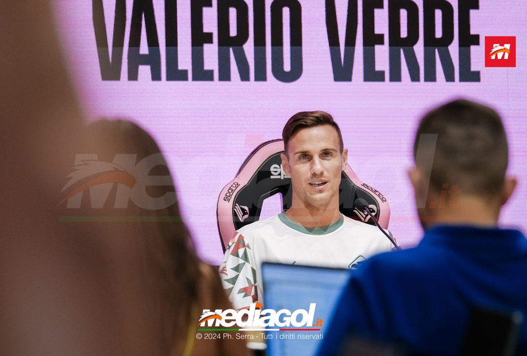 FOTO PALERMO, la presentazione di Valerio Verre in conferenza stampa (Gallery) - immagine 10