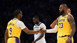NBA, la famiglia James scrive la storia: LeBron e il figlio Bronny in campo insieme