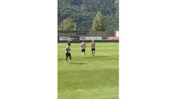 VIDEO, Al via la seduta d’allenamento mattutina