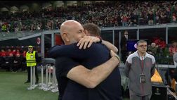 Roma-Milan, botta e risposta in conferenza tra De Rossi e Pioli | Video