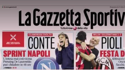 PRIMA PAGINA GAZZETTA DELLO SPORT OGGI: “Conte, sprint Napoli. Intesa mai così vicina”