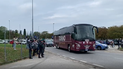 Video – Udinese-Torino, l’arrivo del pullman granata alla Dacia Arena