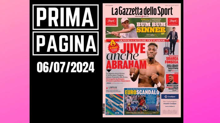 Prima pagina Gazzetta dello Sport: Milan, ecco Fonseca. Vincere il derby