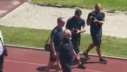 Dimaro day 4, De Laurentiis fa capolino al campo: il messaggio per i tifosi presenti