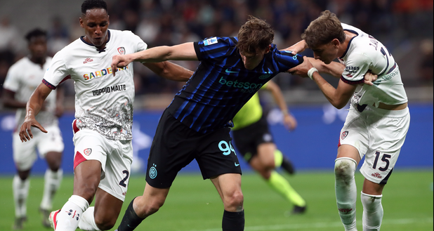 Inter-Cagliari, moviola: ecco gli episodi dubbi. Mina impunito. E su Pio Esposito… - immagine 1