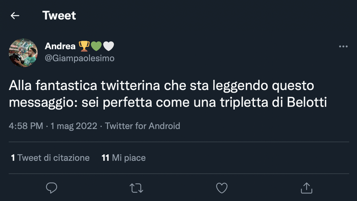 Empoli-Torino 1-3, le reazioni social: “Perfetta, come una tripletta di Belotti” Empoli-Torino 1-3, le reazioni social: “Perfetta, come una tripletta di Belotti” - immagine 1