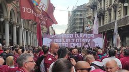 La marcia del popolo granata: “Torino siam solo noi” (VIDEO)