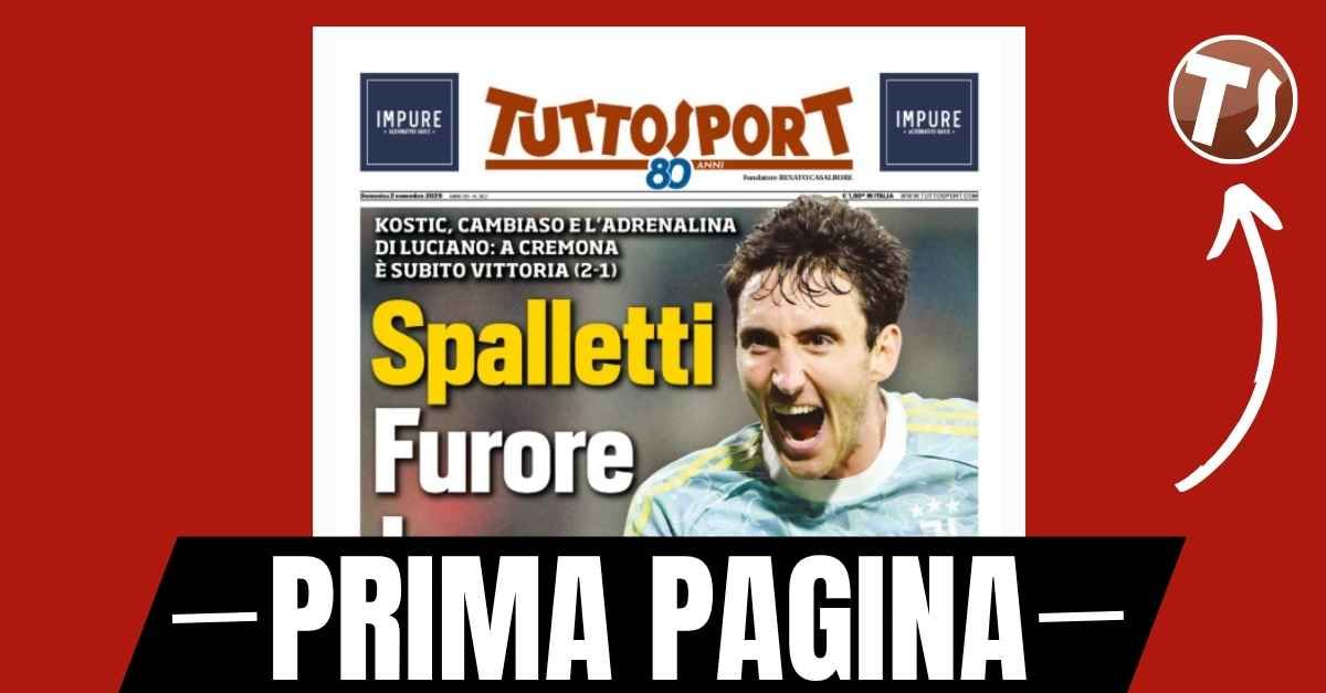 Prima pagina Tuttosport: “Milan Roma partita che vale doppio” Prima pagina Tuttosport: “Milan Roma partita che vale doppio”