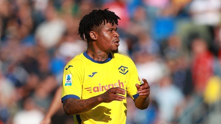 Gift Orban, attaccante nigeriano del Verona