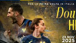 Donne e uomini del Verona, doppia sfida il 23 novembre al Bentegodi