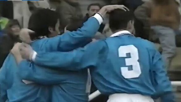 Gli azzurri festeggiano un gol contro il Parma