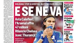 EDICOLA / CdS: Asse Inter-Marsiglia: Carboni da De Zerbi. Juve: Thuram jr. Calafiori…