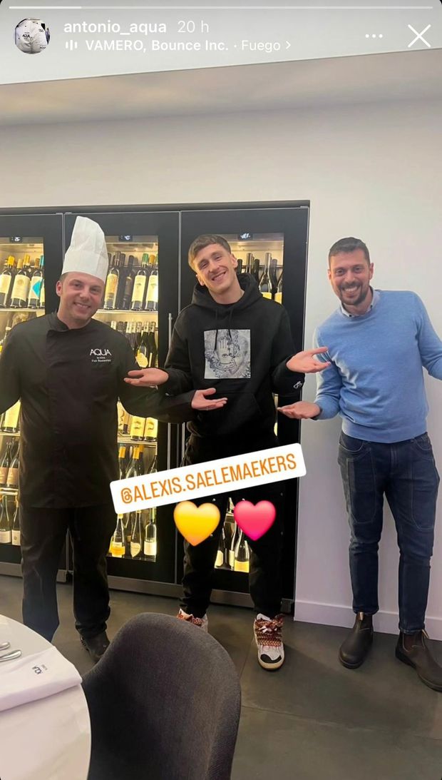 Saelemaekers, è show anche a tavola: sui social spunta la foto dell’esultanza- immagine 2