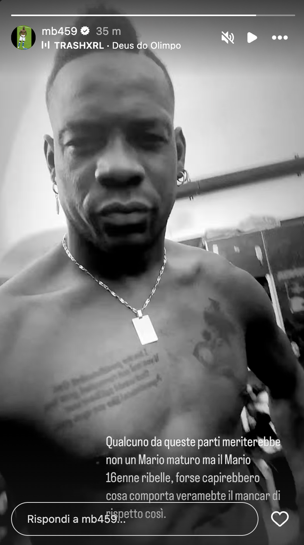 Balotelli, sfogo social: “Che mancanze di rispetto: qualcuno qui si meriterebbe che…”- immagine 4