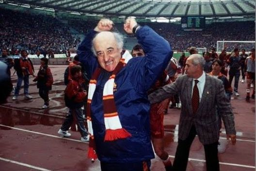 Carlo Mazzone ai tempi della Roma