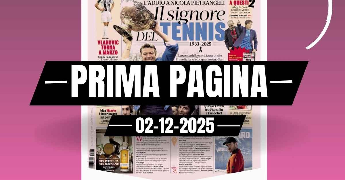 Prima pagina Gazzetta dello Sport: “Scudetto, attenti ad Allegri e Conte: ne hanno già vinti 11”