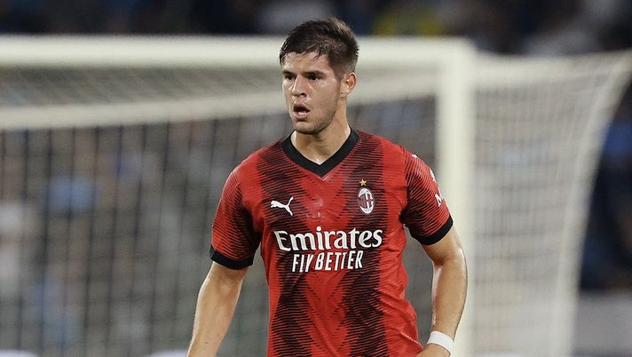 Marco Pellegrino AC Milan Napoli-Milan 2-2 Serie A 2023-2024