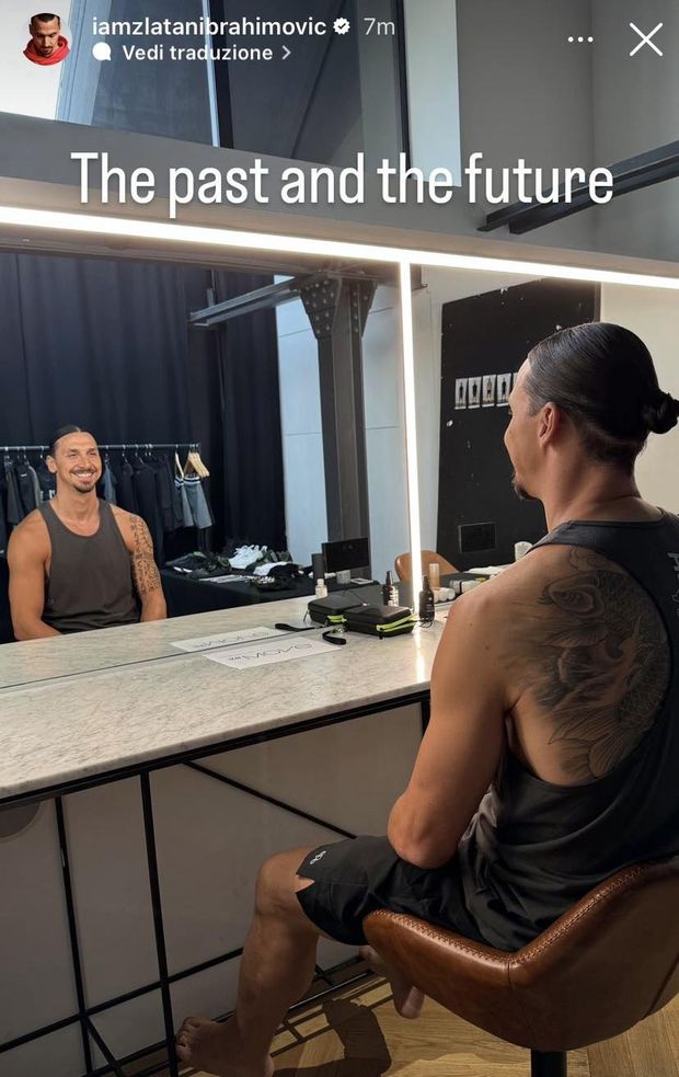 Screen instagram ibrahimovic