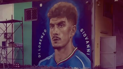 Di Lorenzo, terminato murale per il terzino del Napoli: che omaggio al capitano!