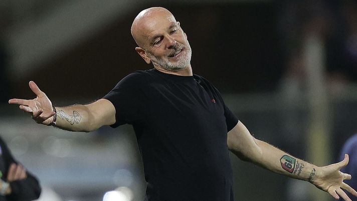 Stefano Pioli AC Milan Fiorentina-Milan 1-2 Serie A 2023-2024