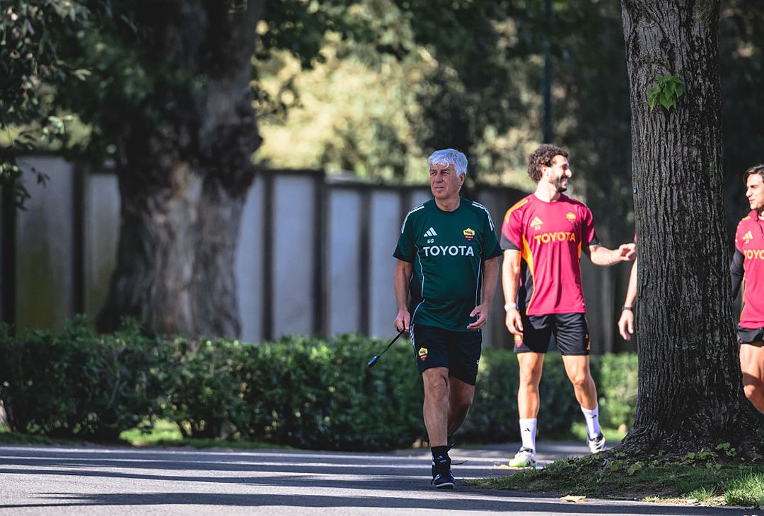 Trigoria, l’allenamento mattutino dei giallorossi – FOTO GALLERY - immagine 45