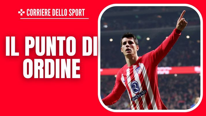 Álvaro Morata Atlético Madrid Calciomercato AC Milan Ordine