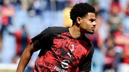 Genoa-Milan 0-2: raddoppio dei rossoneri con il tiro da fuori di Athekame!