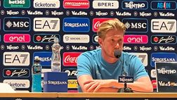 De Bruyne su Conte: “Non ci ho ancora parlato, ma so che con lui posso crescere”