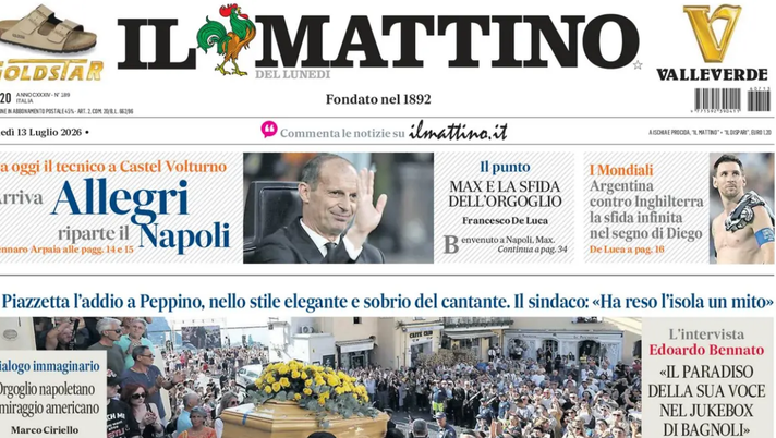 Prime pagine giornali sportivi oggi: il Napoli sui media- immagine 1