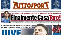 PRIMA PAGINA TUTTOSPORT OGGI: “Juve offerto Goncalo”