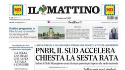 PRIMA PAGINA IL MATTINO OGGI: “All’ultimo respiro”