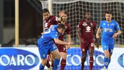 Le tre sentenze di Empoli-Torino 3-2: le rimonte sono sempre un tabù