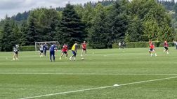 VIDEO FCIN1908 / Inter, allenamento verso il River Plate: in campo anche Dumfries
