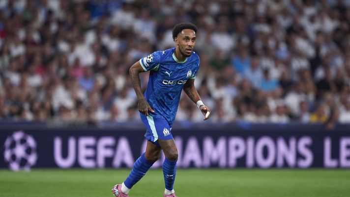 Pierre-Emerick Aubameyang, attaccante del Marsiglia (Foto di Mateo Villalba Sanchez/Getty Images) Lille-Marsiglia streaming gratis: formazioni e diretta tv live, dove vederla - immagine 1