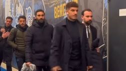 Atalanta-Napoli, gli azzurri sono arrivati al Gewiss! Tutto pronto per il big match