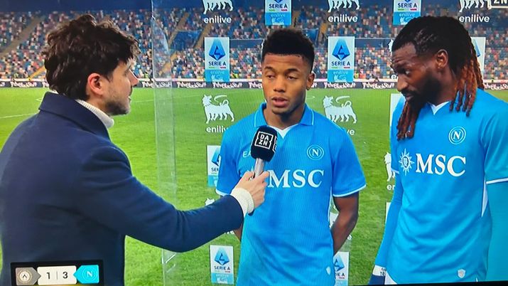 Neres: “Tre punti importanti, sono felice di una cosa. Sull’abbraccio con Conte…” - immagine 1