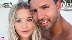 Kun Aguero e Sofia Calzetti danno il benvenuto alla piccola Olivia: “Non ci sono parole”