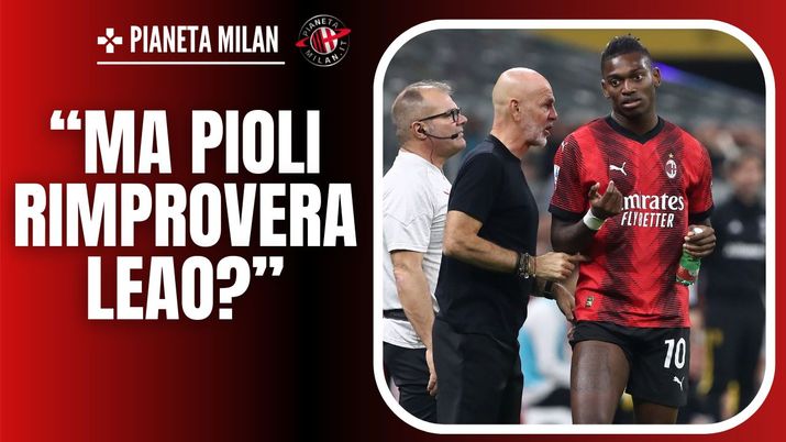 Stefano Pioli e Rafael Leao 19/11/2023 PianetaMilan.it (getty images) Stefano Pioli e Rafael Leao 19/11/2023 PianetaMilan.it