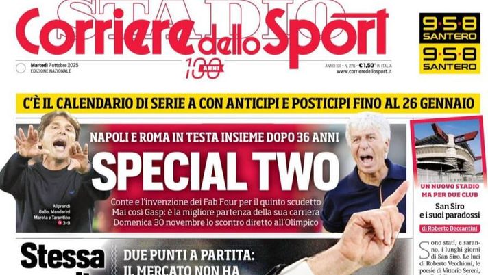 Il Napoli sui media: le prime pagine dei quotidiani di oggi- immagine 1