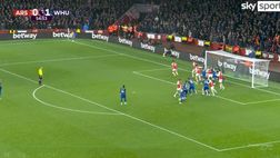 VIDEO / Sorpresa in Premier League, il West Ham sbanca l’Emirates: 2-0 all’Arsenal