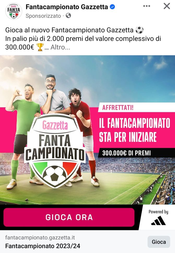 Fantacampionato, Gli Autogol allargano la famiglia: anche la Creators Cup…- immagine 2