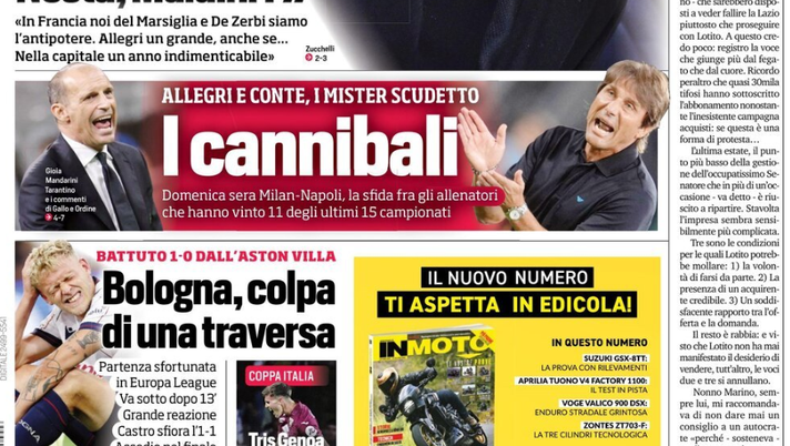 Il Napoli sui media: le prime pagine dei quotidiani di oggi- immagine 1