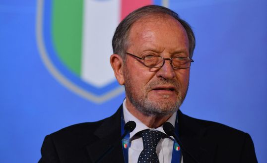 ROME, ITALY - FEBRUARY 22: Renzo Ulivieri attends the FIGC Elective Assembly at Cavalieri Waldorf Astoria Hotel on February 21, 2021 in Rome, Italy. (Photo by Marco Rosi/Getty Images) Ulivieri