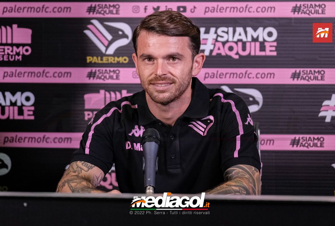 FOTO RITIRO PALERMO, Matteo Brunori in conferenza stampa (Gallery) - immagine 7